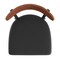 Flash Furniture Black Vinyl Dining Chairs - Walnut Wood Backs, PK 2 2-XU-DG6V5BV-WAL-GG - alternate 8